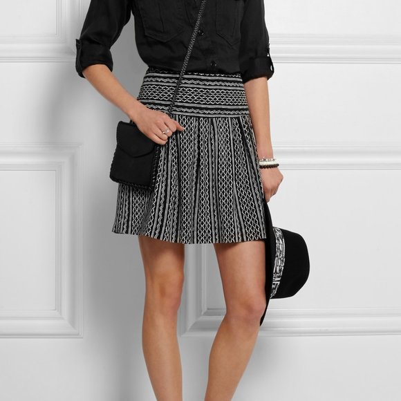 Madewell Dresses & Skirts - Madewell Sz S Silk Skyline Skirt Tidalwave boho